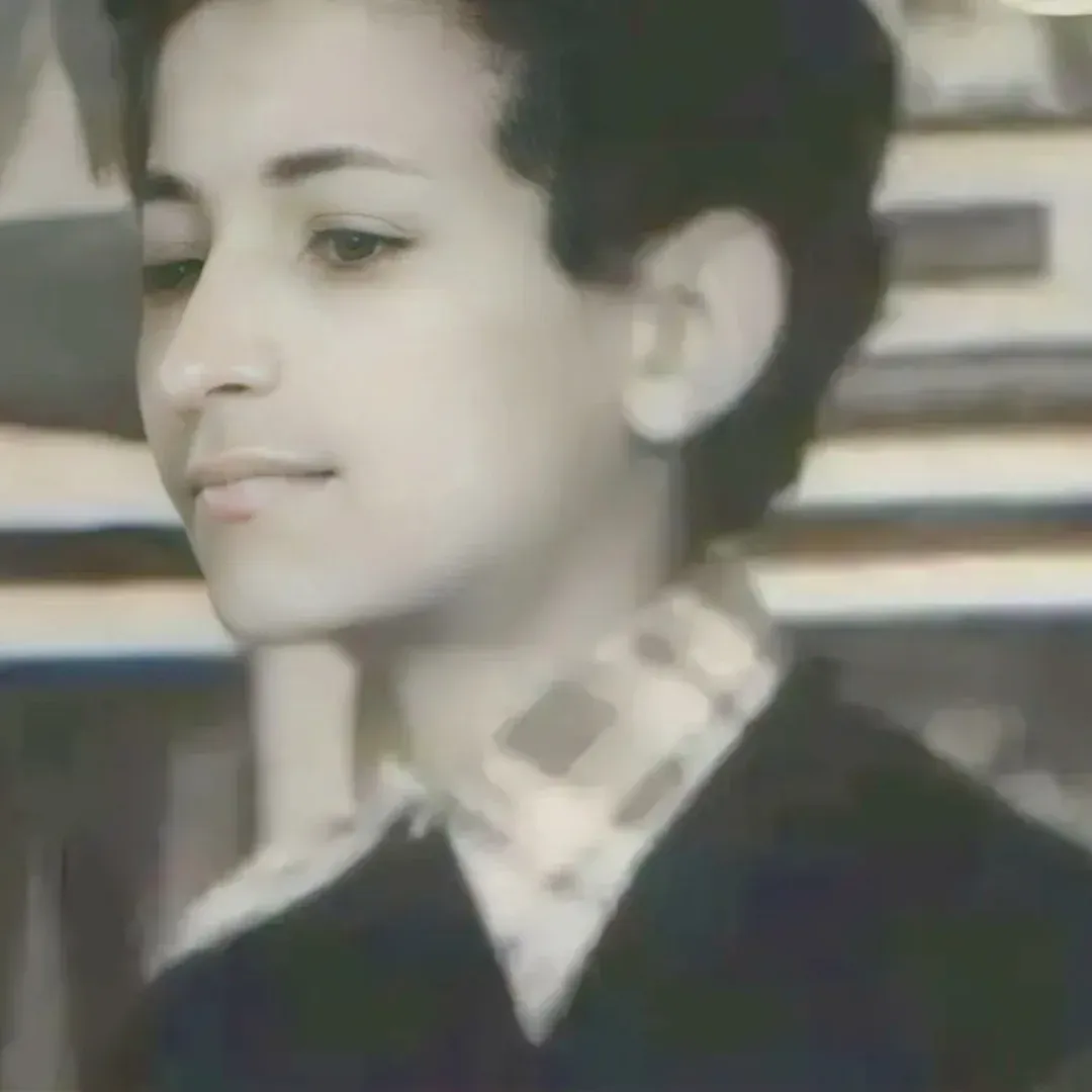فريد الأنصاري في صباه